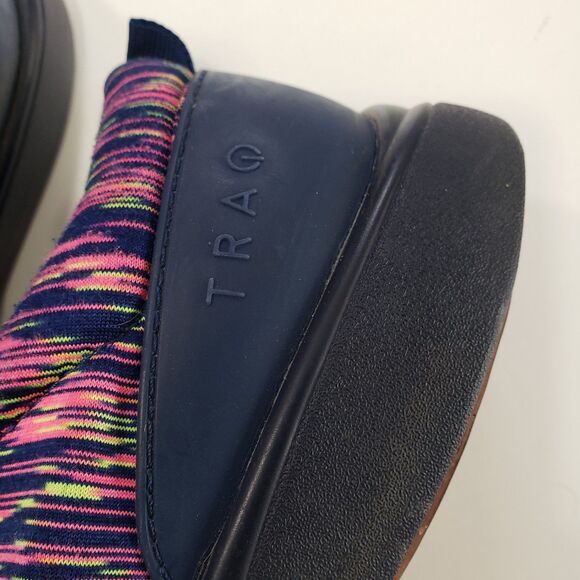 Alegria Traq Womans Blue and Pink Sneakers, Size 39 - Picture 3 of 11